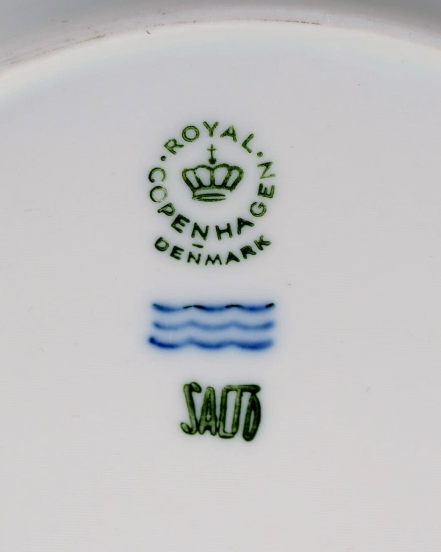 Royal Copenhagen. Salto Service, White. Deep plate. 1960s. - 5