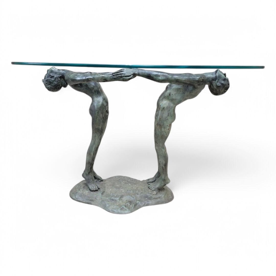 Vintage Art Deco Maude Sherwood Jewett Attributed "Man & Woman" Table - 3