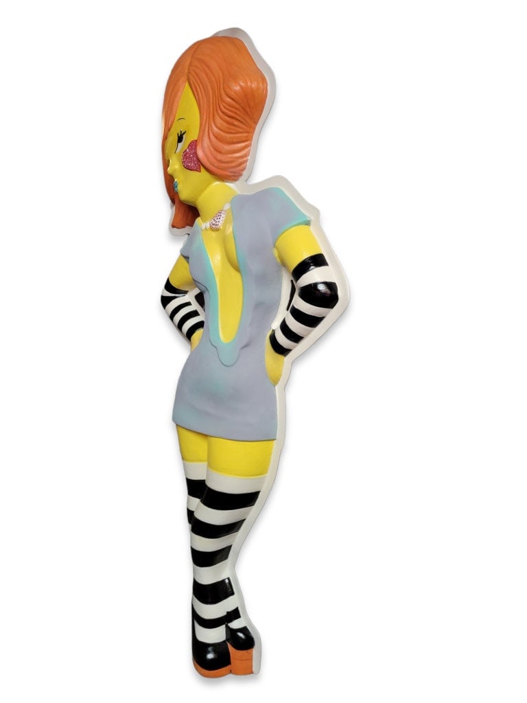 Vintage Mac Cosmetics Fiberglass Urban Art "Fafi" Statue - 5