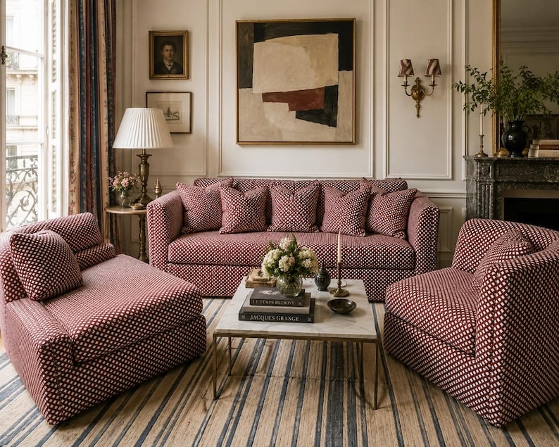MCM Sofa, Loveseat and Chair Set by Directional (1 of 8)