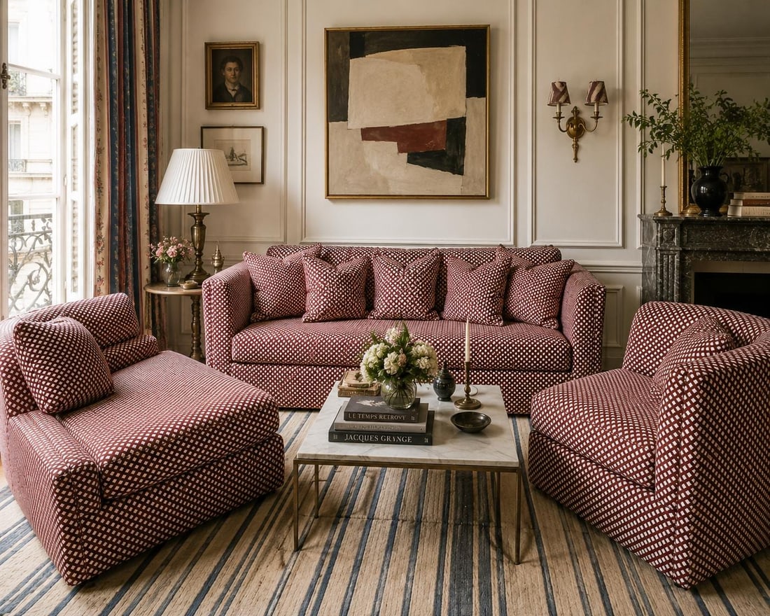 MCM Sofa, Loveseat and Chair Set by Directional - 2