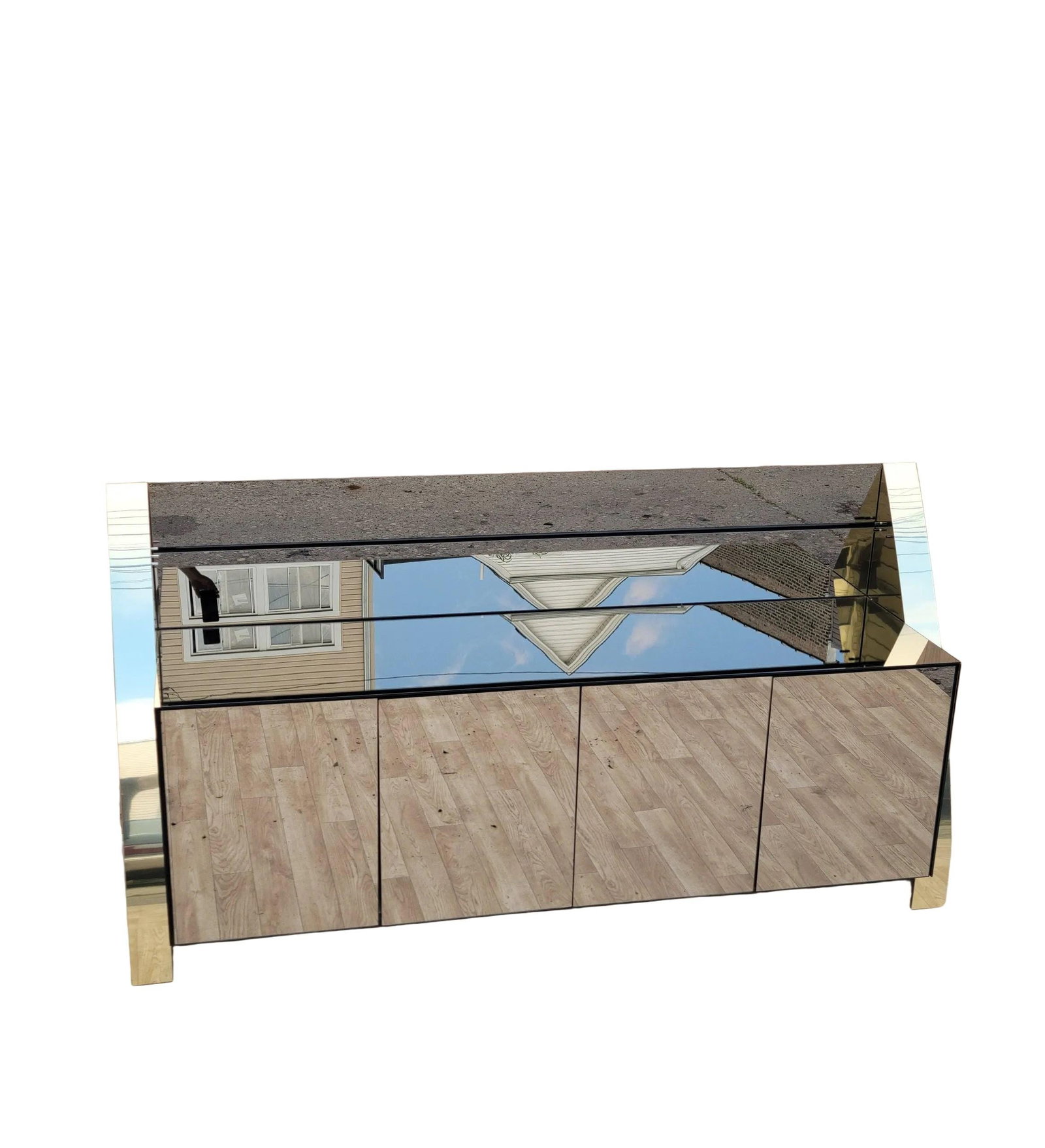 MCM Mirrored Credenza by Ello - 2