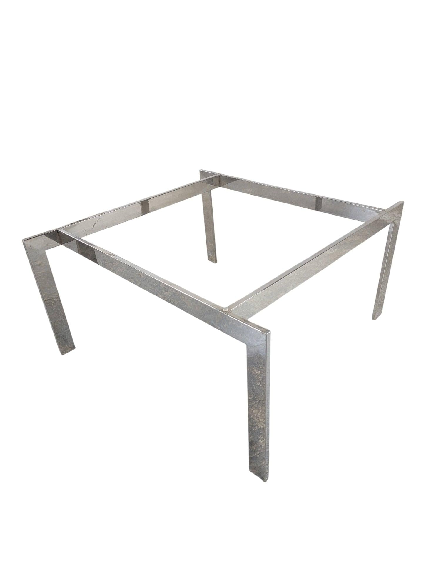 MCM Fritz Hansen Style Beveled Glass Top Coffee Table - 7