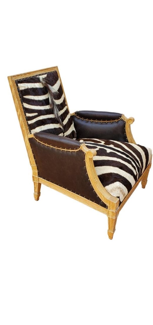 Vintage Frank Emilio Lounge Chair by Mattaliano Newly Reupholstered - 5