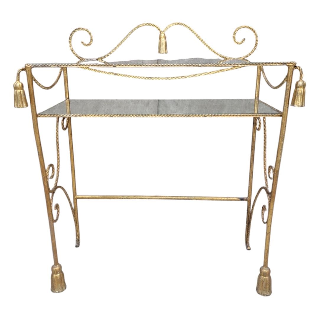 Antique Italian Vanity/Dry-Bar Console Table - 3