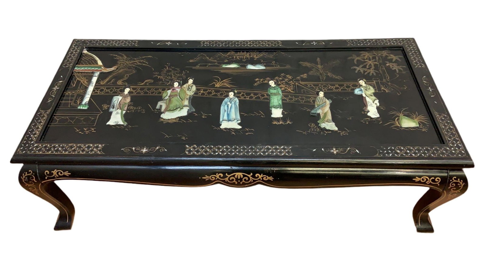 MCM Chinoiserie with Mother Of Pearl Coffee Table - 2