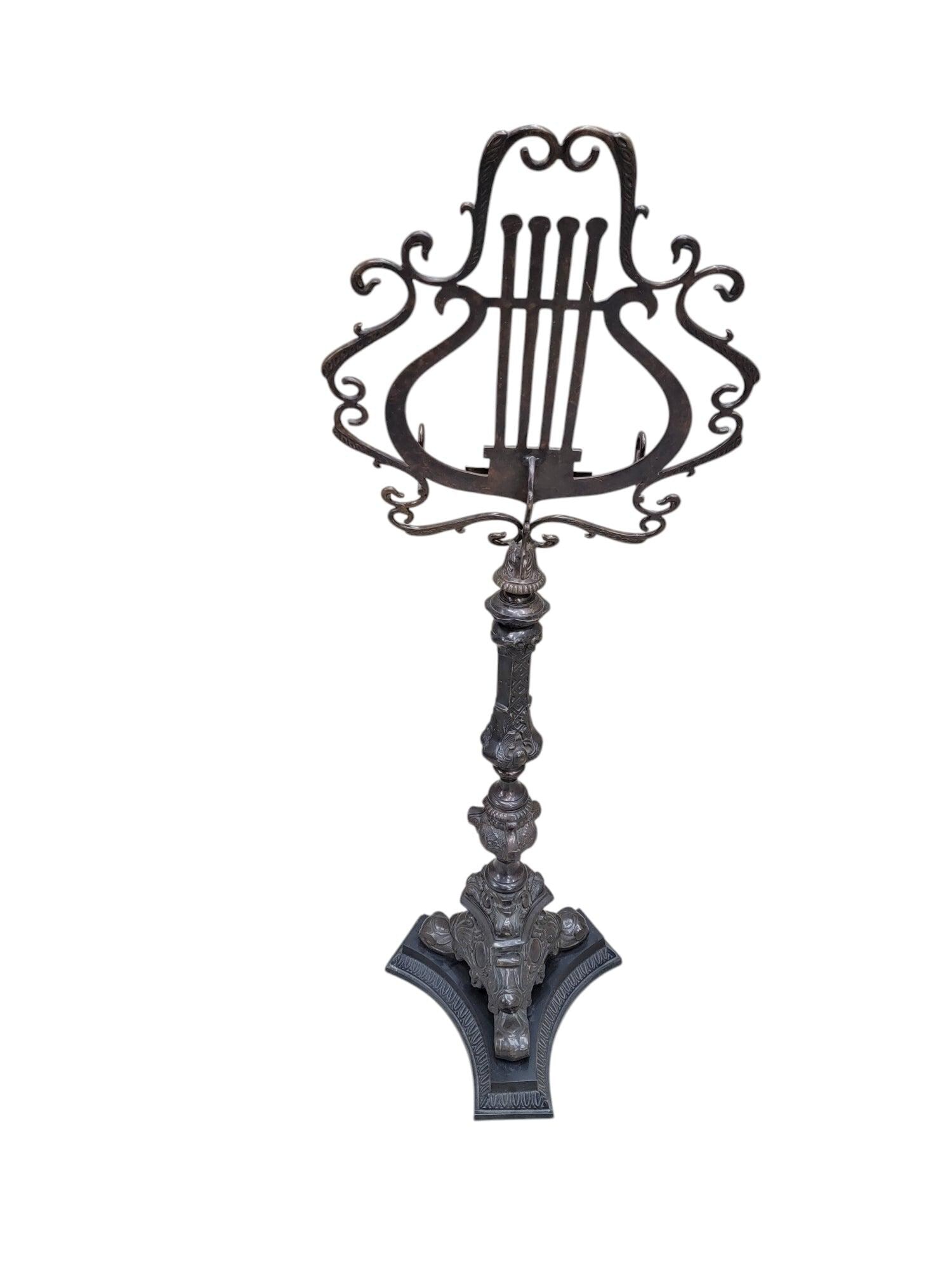 Vintage Gothic Style Lecturn/Music Stand by Maitland Smith - 7