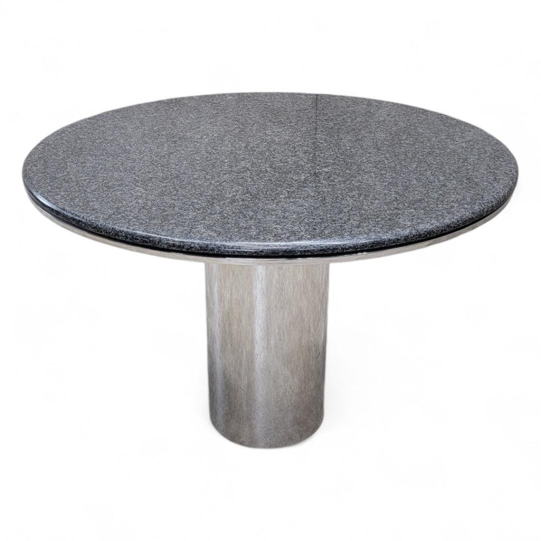 MCM Anello Pedestal Italian Granite Top Table by Brueton - 2