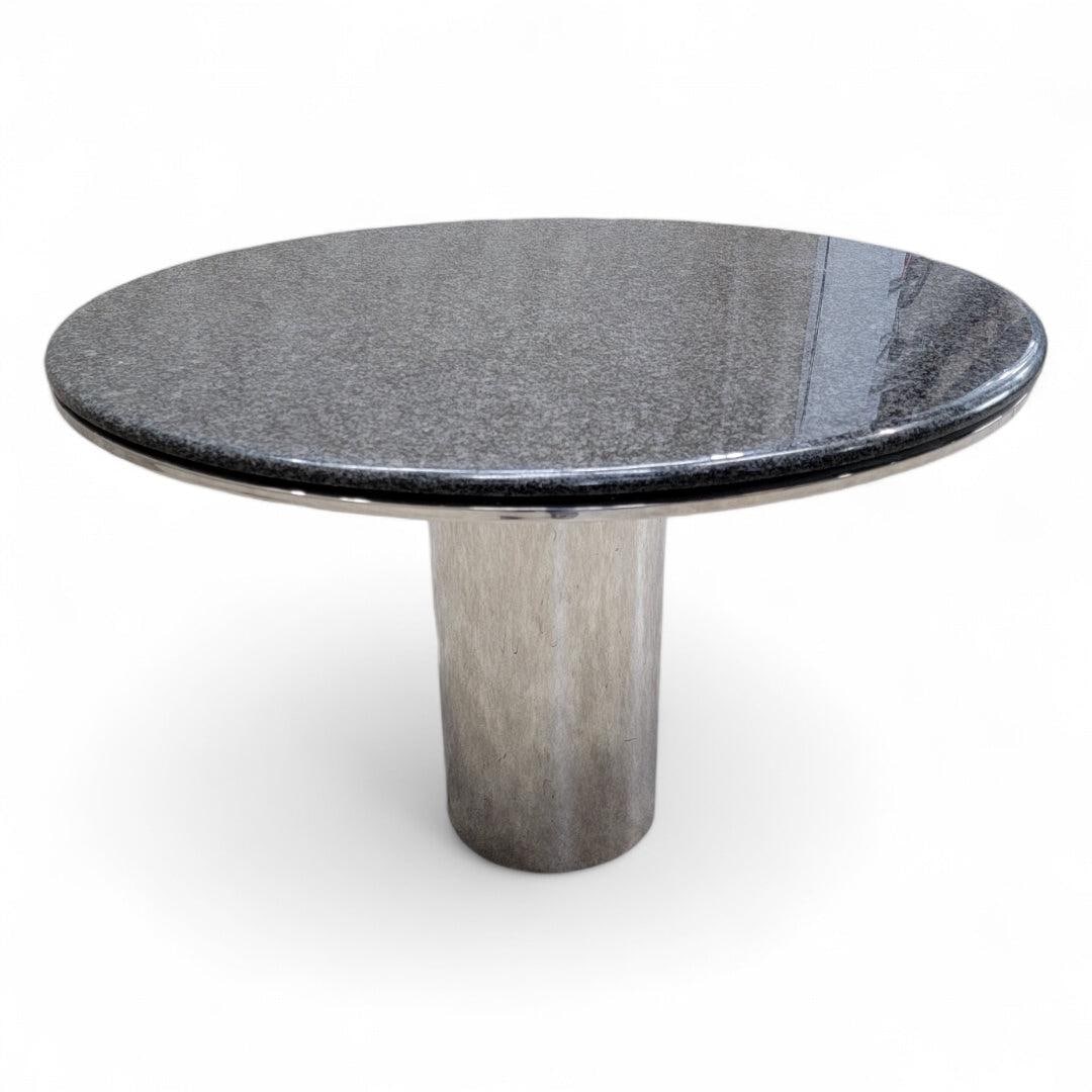 MCM Anello Pedestal Italian Granite Top Table by Brueton - 3