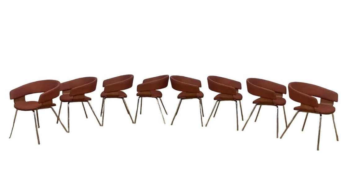 Modern Allermuir A580 Mollie Dining Side Chairs - Set of 8 - 3