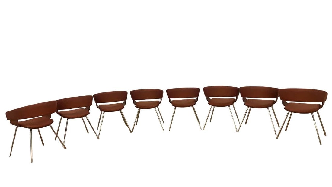 Modern Allermuir A580 Mollie Dining Side Chairs - Set of 8 - 5