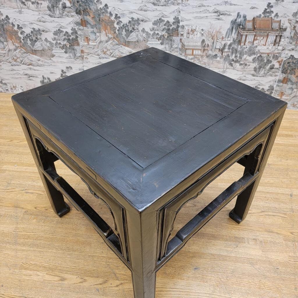 Antique Shanxi Province Elm Side Table with Original Patina - 6
