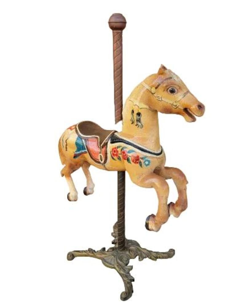 Vintage Painted Carousel Horse (1 of 8)