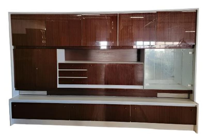 MCM German Lacquered Storage Wall Unit (1 of 8)