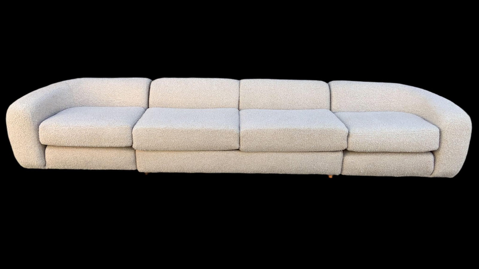 MCM Sofa with Pullout Bed Newly Reupholstered by Karpen - 4
