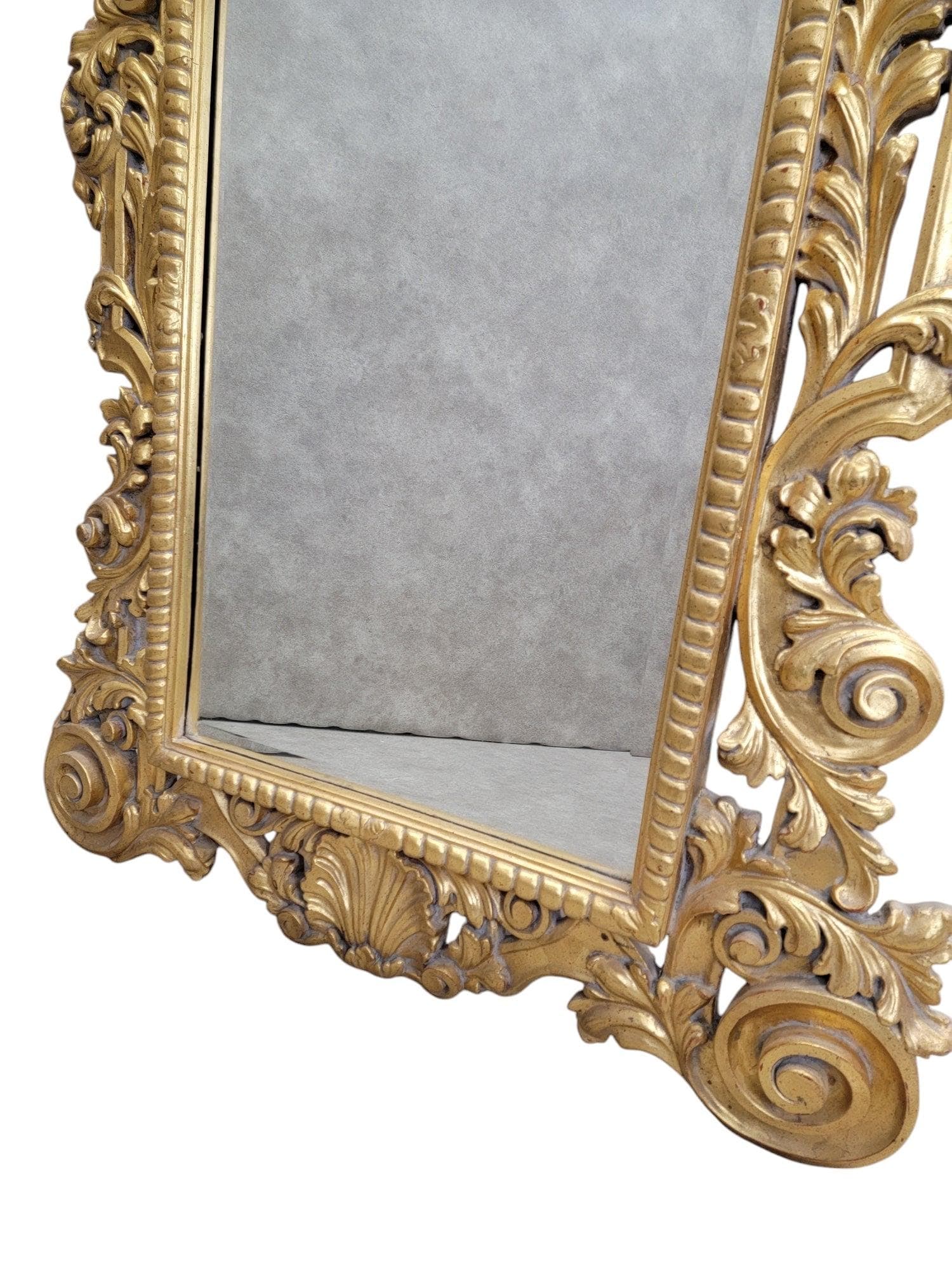 Hollywood Regency Italian Versace Style Figural Wall Mirror - 6