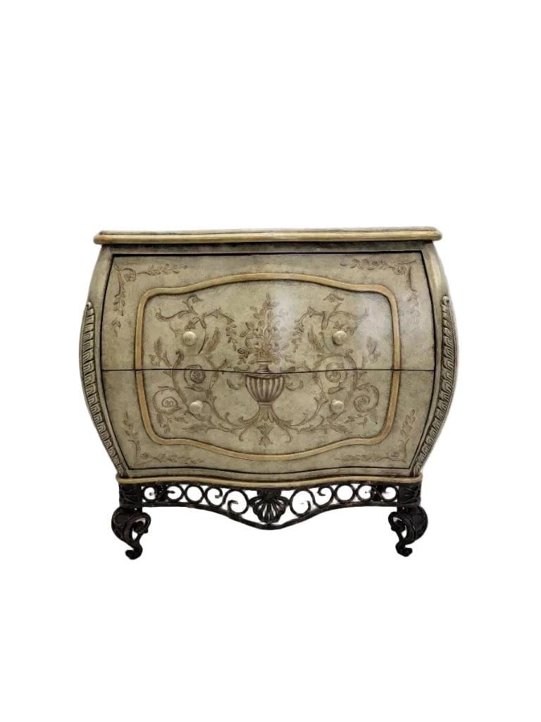 Vintage Italian Venetian Style Bombe Chest by Collezione Europa - 2