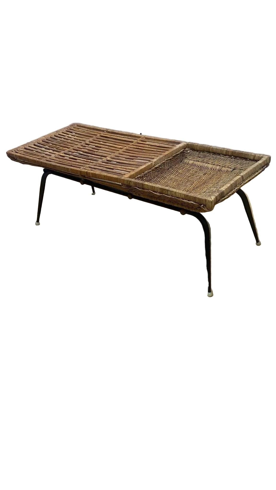 Modern Wicker Coffee Table by Troy Sunshade - 3