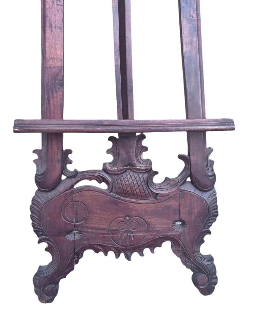 Antique Victorian Style Mahogany Table Top Victorian Easel - 5