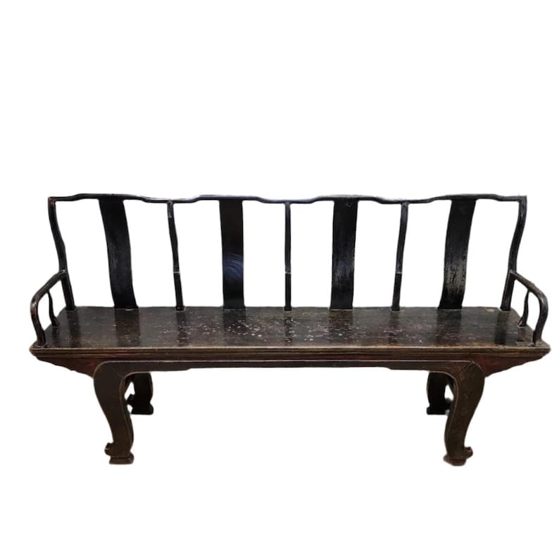 Vintage Shanxi Province Elm Bench (1 of 7)