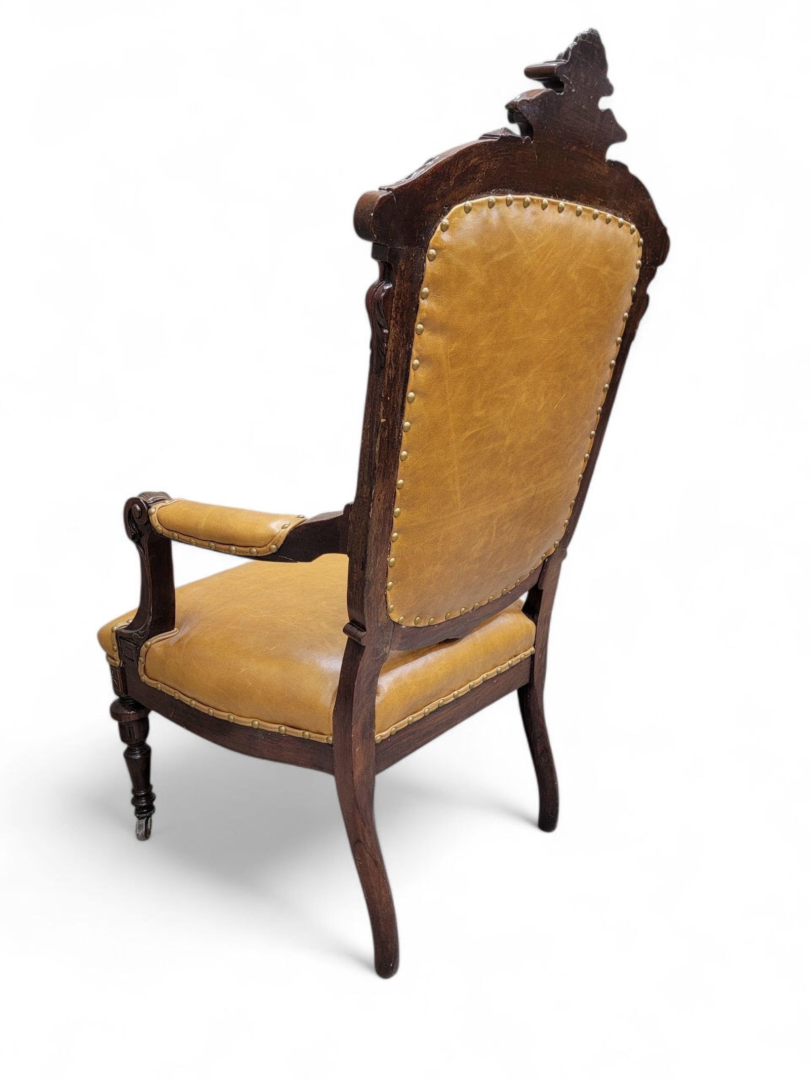 Antique French Regency Style Rosewood Parlor Set Newly Reupholstered - 4 - 8