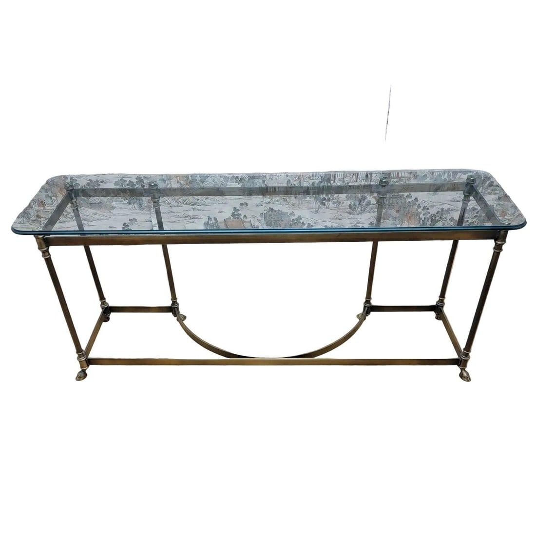 Hollywood Regency LaBarge Style Console Table - 2