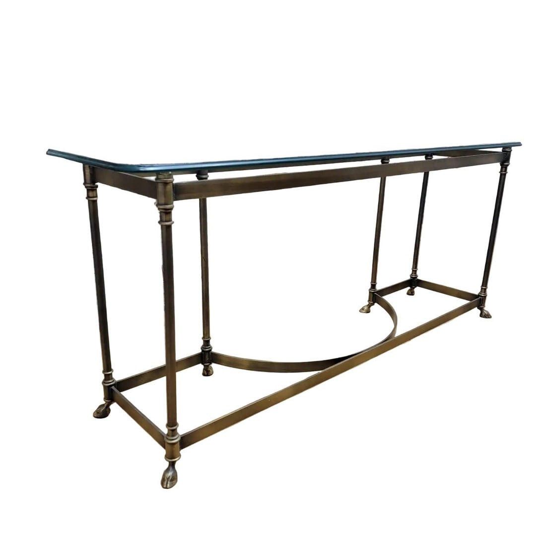 Hollywood Regency LaBarge Style Console Table - 3
