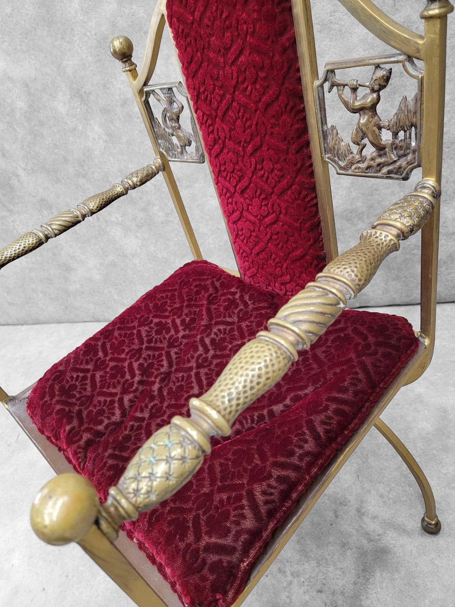 Antique Art Deco Oscar Bruno Bach Savonarola Chair - 5