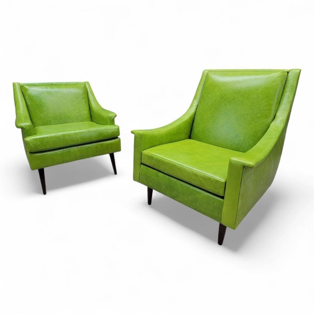 MCM Kroehler Club Chairs Newly Reupholstered - Set of 2 - 3
