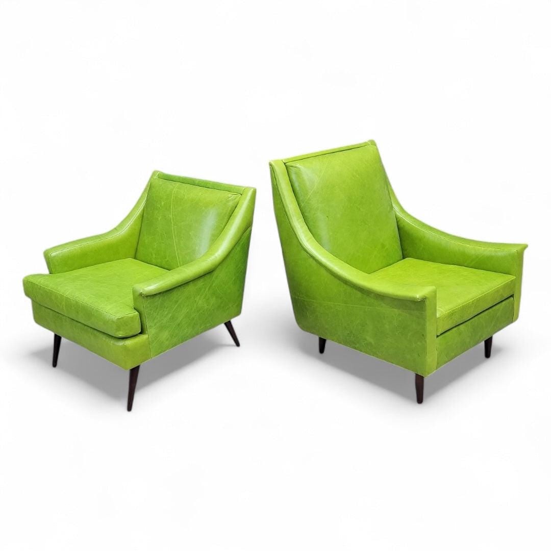 MCM Kroehler Club Chairs Newly Reupholstered - Set of 2 - 5