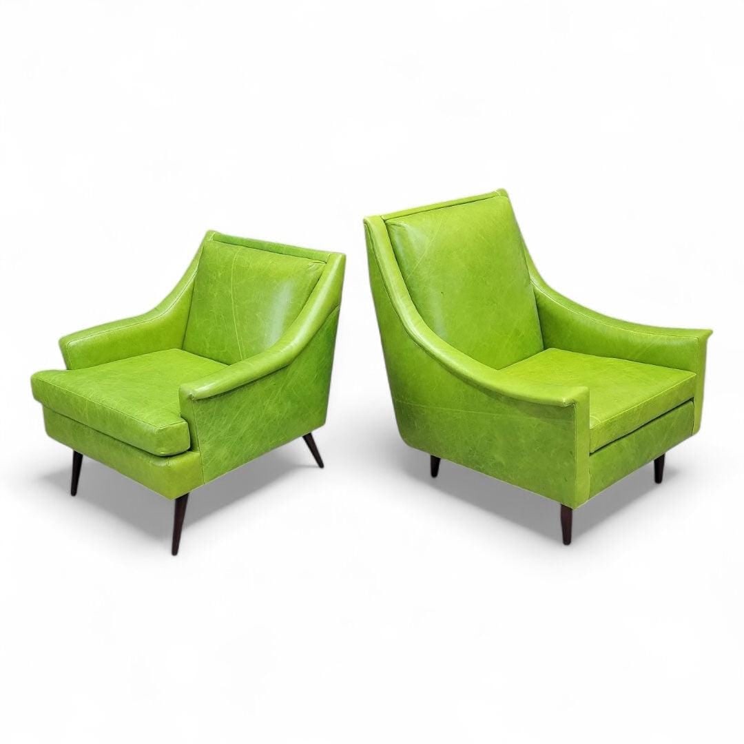 MCM Kroehler Club Chairs Newly Reupholstered - Set of 2 - 7