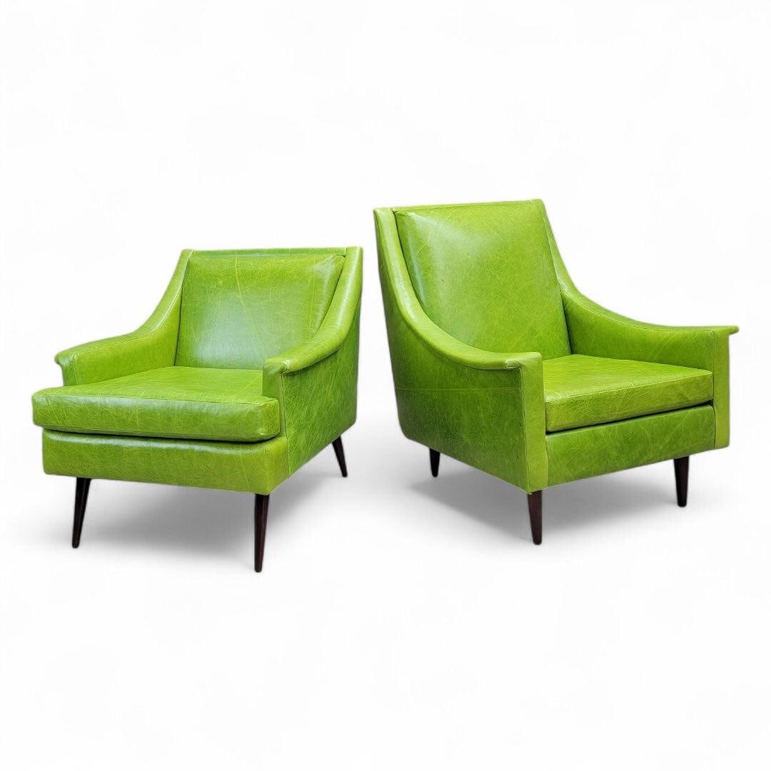MCM Kroehler Club Chairs Newly Reupholstered - Set of 2 - 8