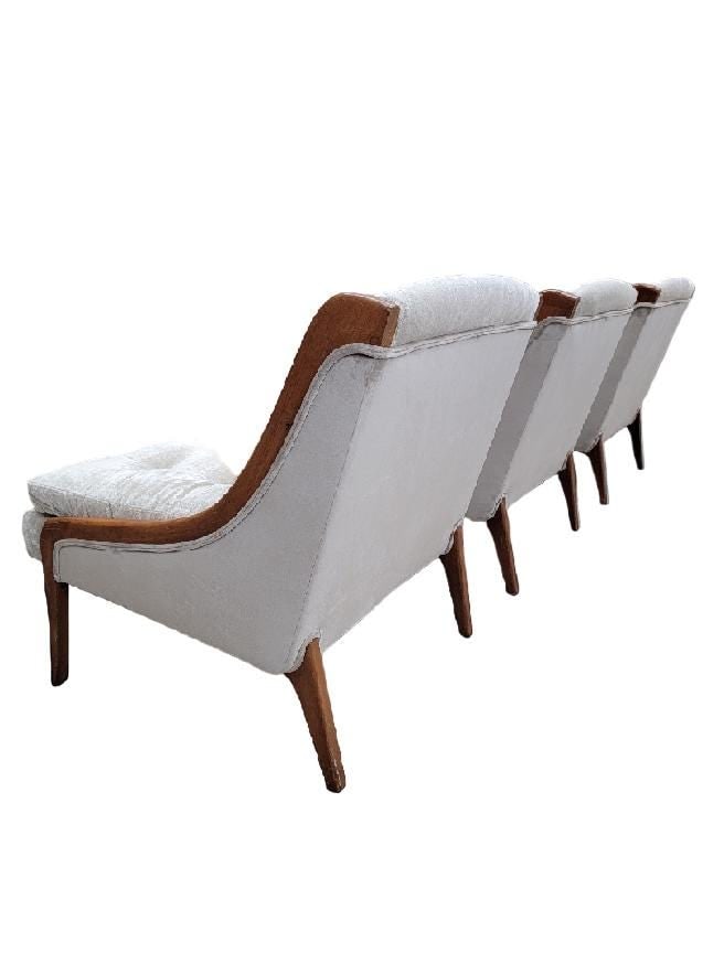 MCM Ben Seibel Slipper Chairs Newly Reupholstered - 3 - 5