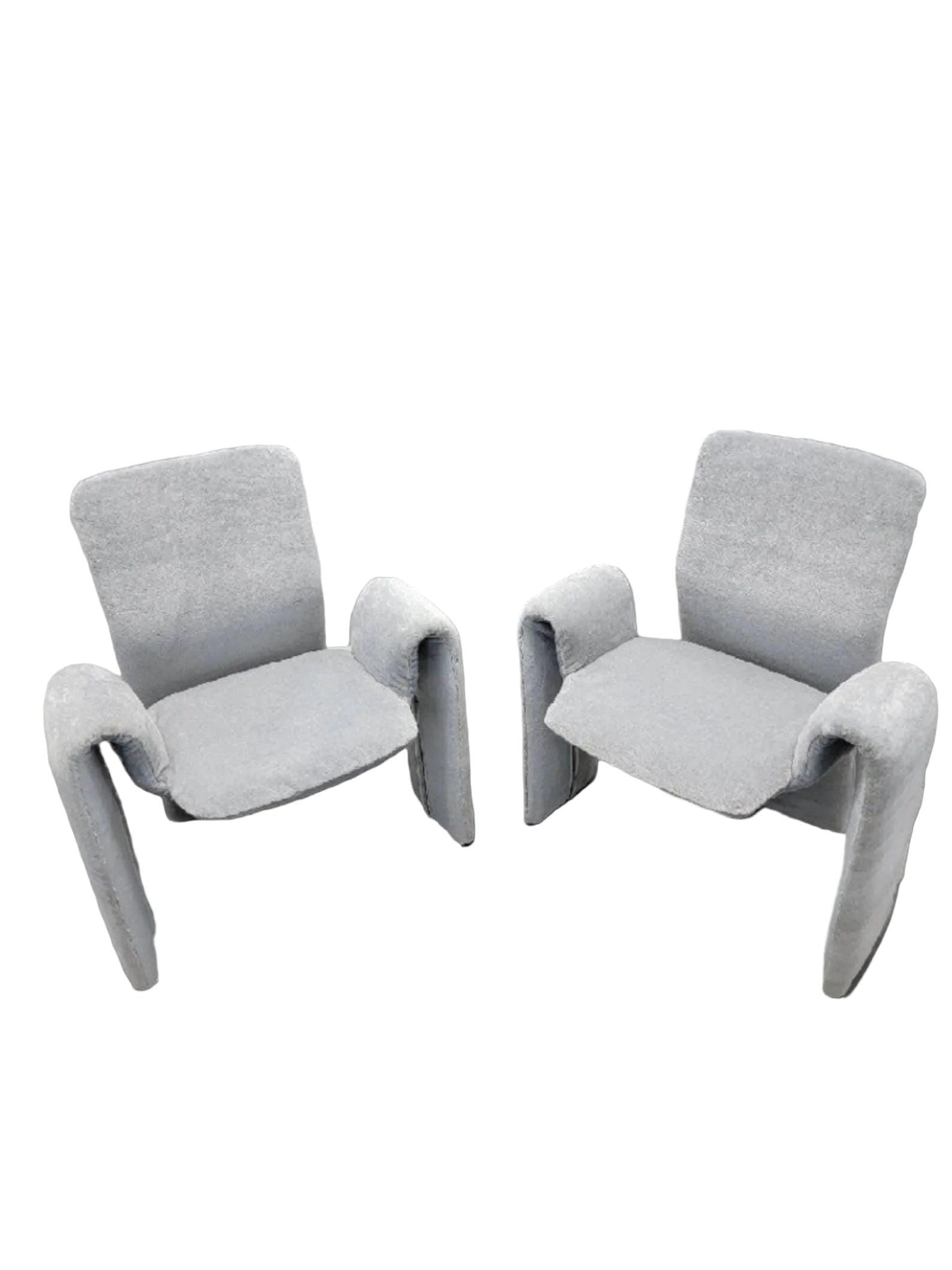 Postmodern Dining Chairs Newly Reupholstered by Steve Leonard - 4 - 6