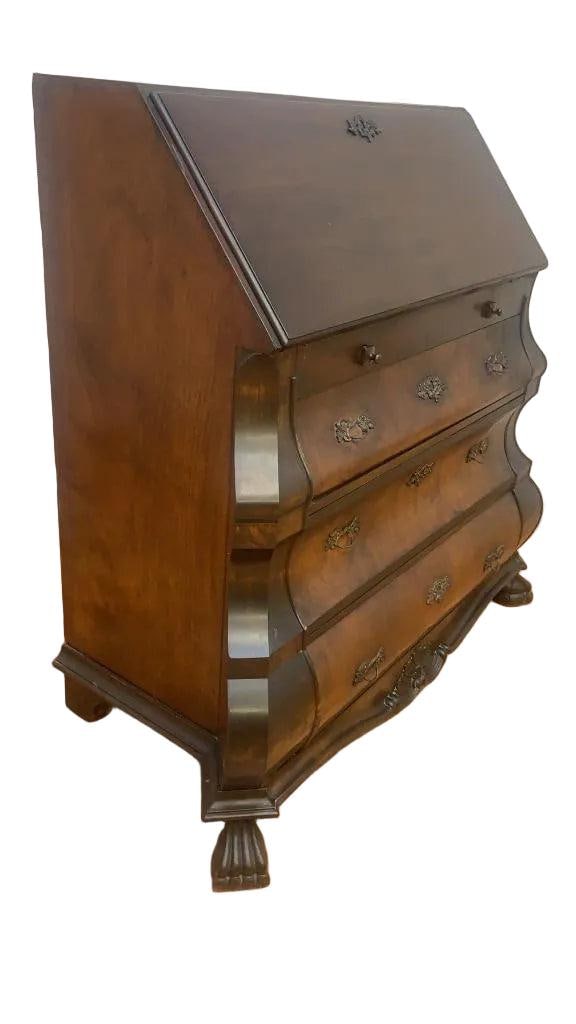 Antique Spanish Drop Front Secretary Desk - 4