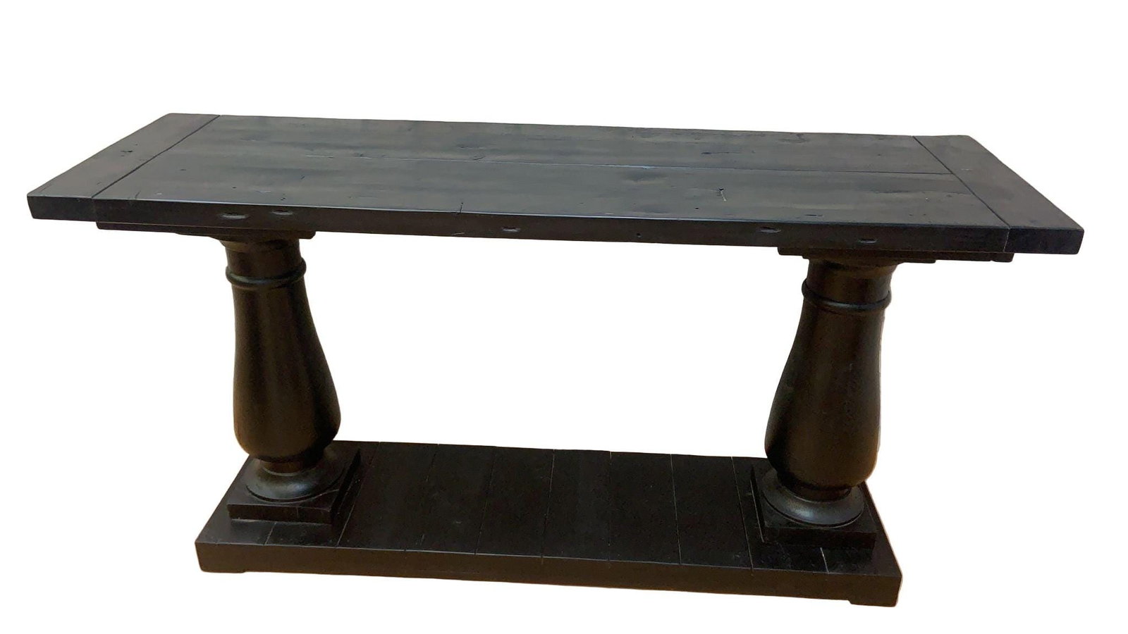 Vintage Ebonized Console Table by Restoration Hardware - 3
