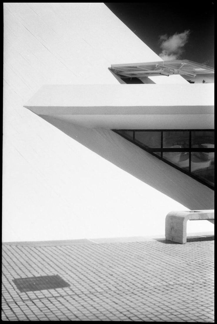 The Vulcan, Le Havre [Infrared Film] France - Silver Gelatin Photograph: Title: The Vulcan, Le Havre [Infrared Film] France - Silver Gelatin Photograph Dimension: 16 x 20 in Description:The Vulcan, Le Havre [Infrared Film] France - Silver Gelatin Photograph - Limited Editi