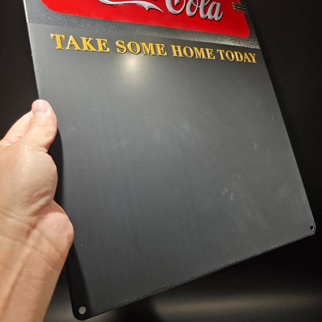 17" Coca-Cola Menu Board Chalkboard Sign Coke Advertising Display - 3