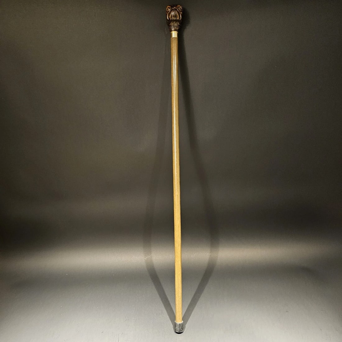 Lot of 3 Figural Walking Stick Canes - 13