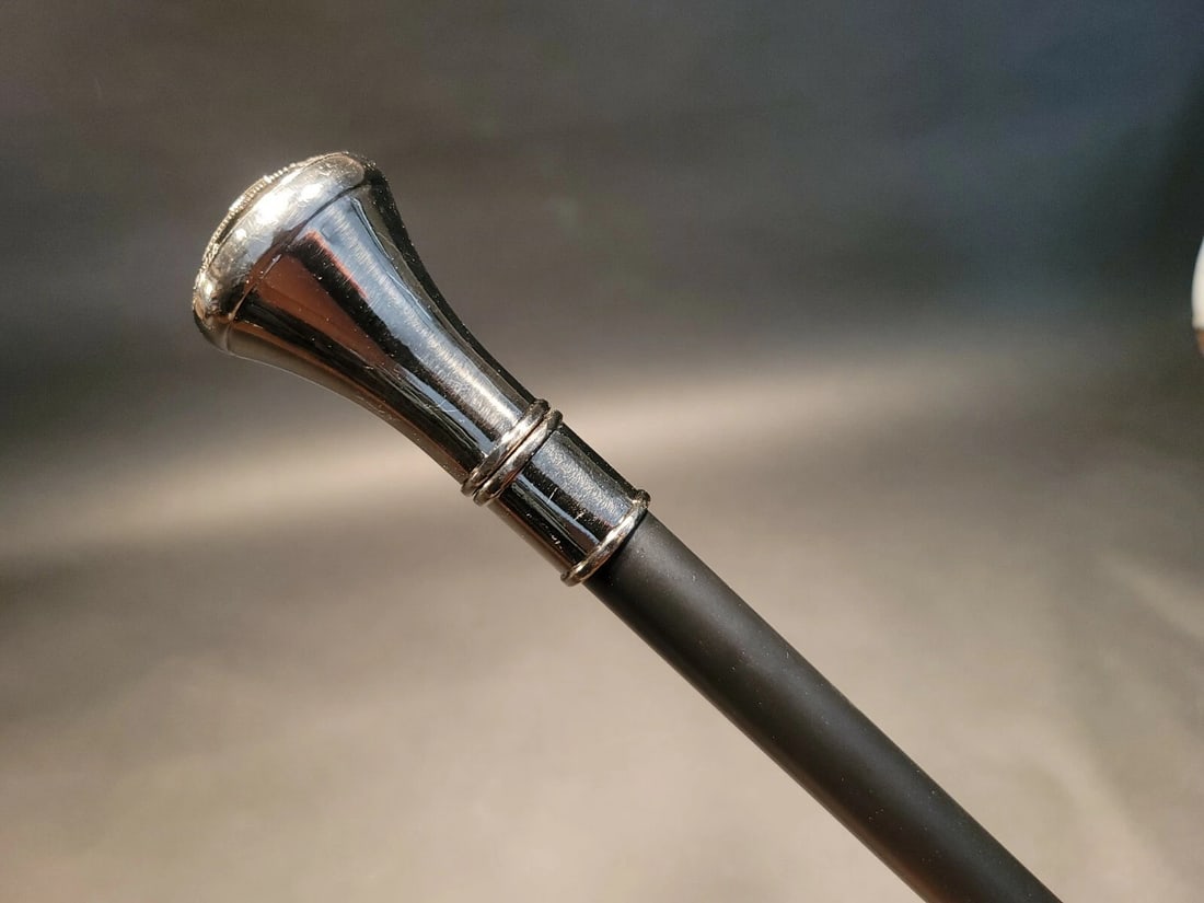 36" Free Masons Metal Walking Stick Cane - 9