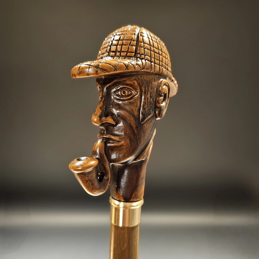 36" Antique Style Pipe Man Walking Stick Cane - 6