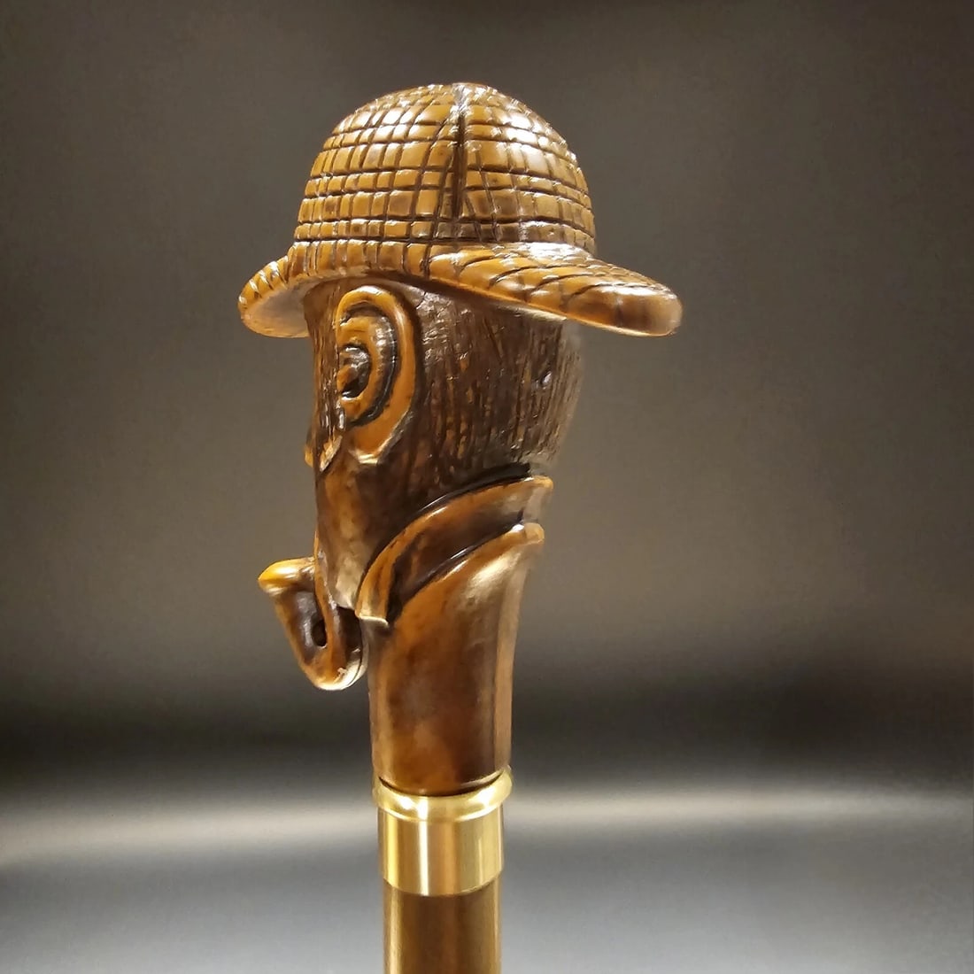 36" Antique Style Pipe Man Walking Stick Cane - 8