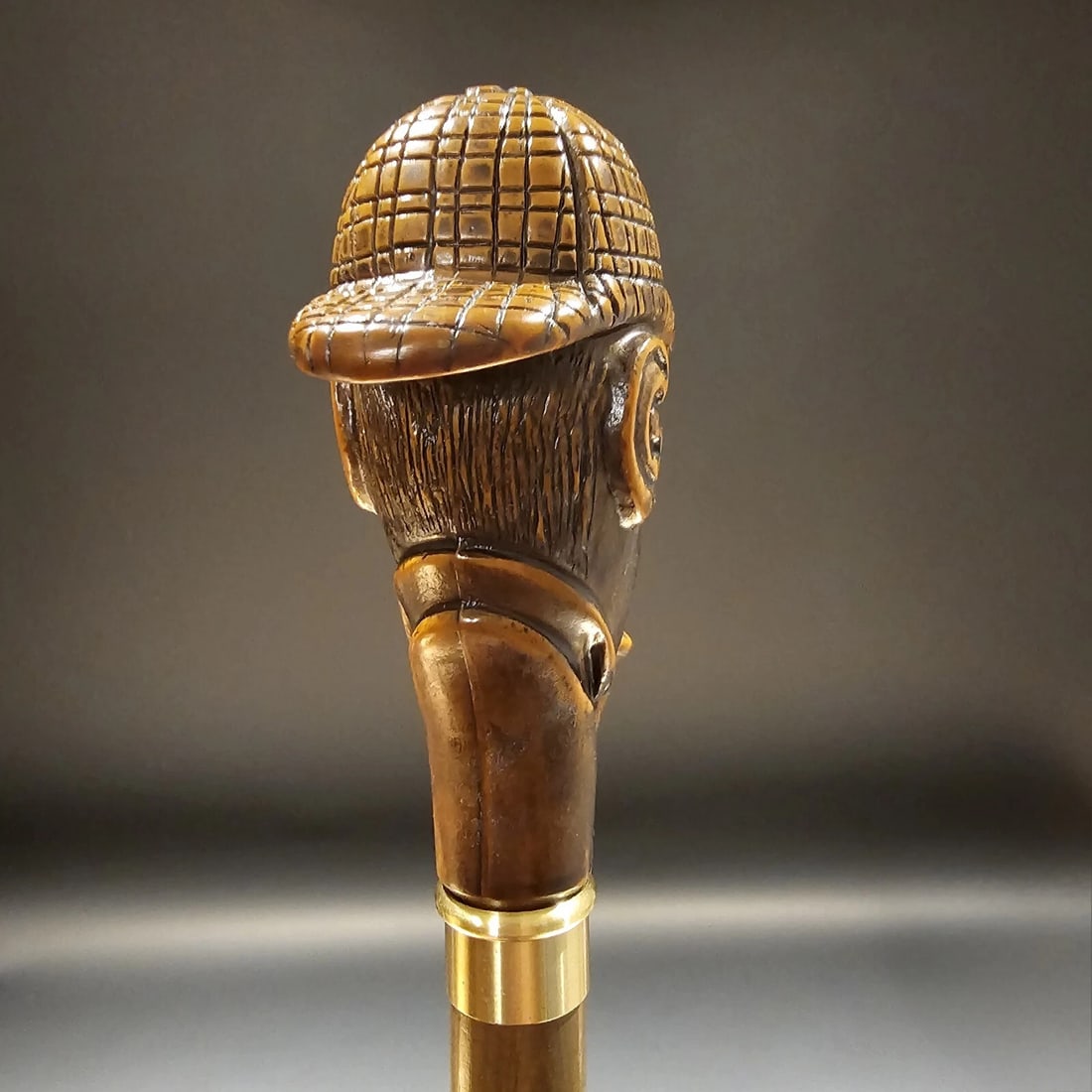 36" Antique Style Pipe Man Walking Stick Cane - 9