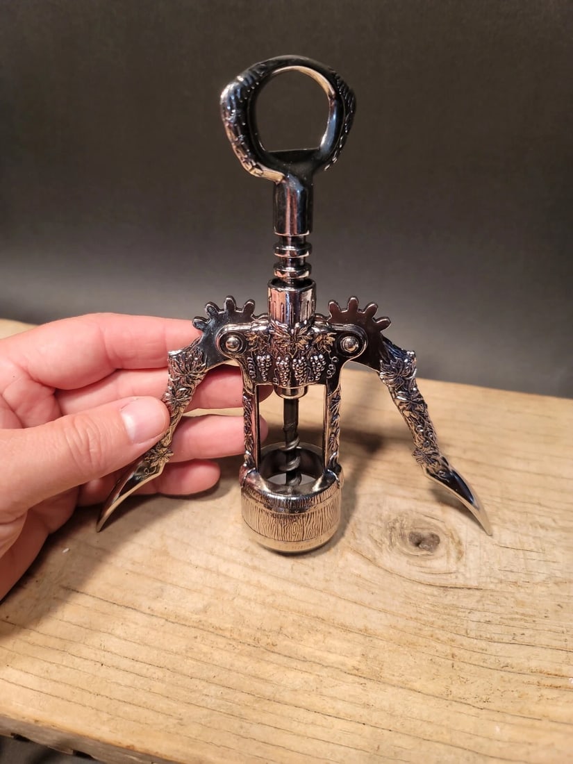 Ghidini Italy Wine Bottle Corkscrew Opener - 11