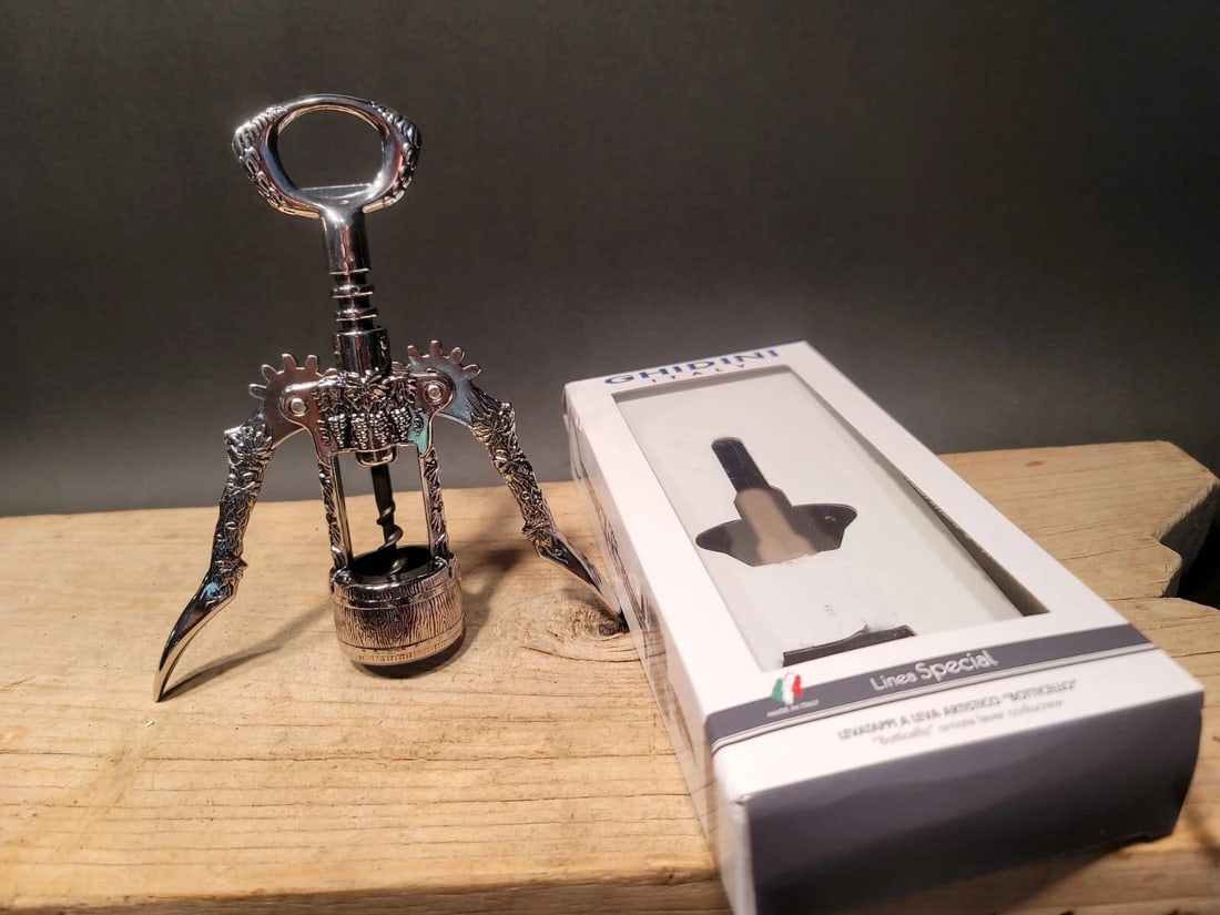 Ghidini Italy Wine Bottle Corkscrew Opener - 7