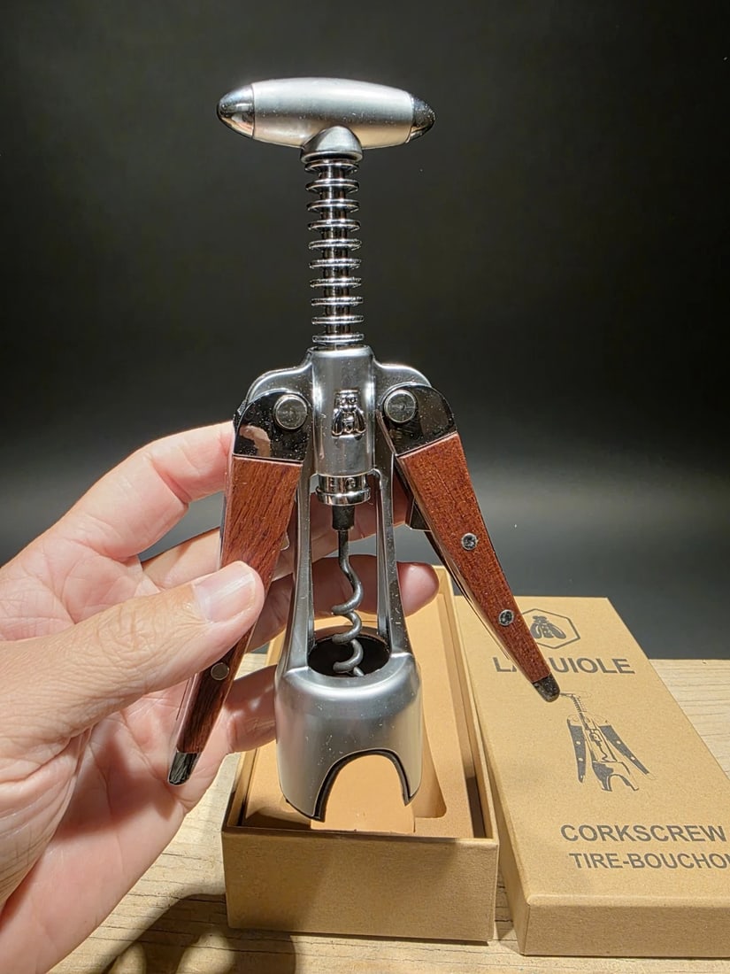 Laguiole Corkscrew with wood Handles Vintage Style - 14