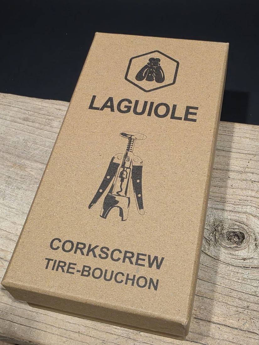 Laguiole Corkscrew with wood Handles Vintage Style - 5