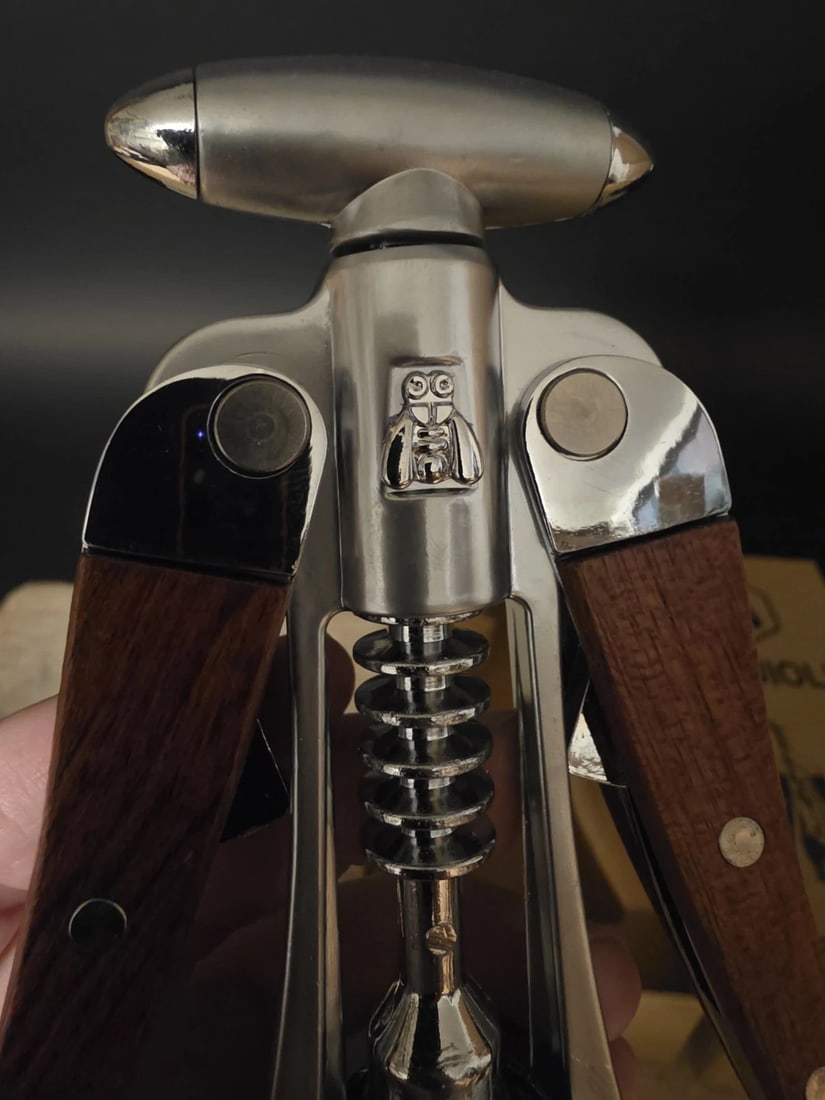 Laguiole Corkscrew with wood Handles Vintage Style - 7