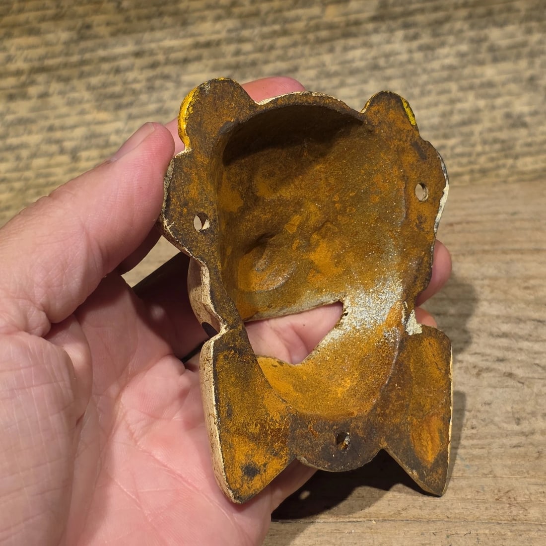 Cast Iron wall mount folk art Clown Beer Bottle Opener - 9