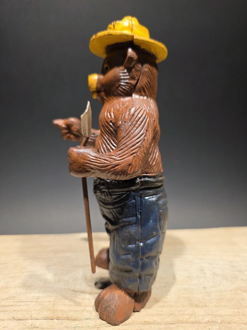Cast Smokey The Bear Coin Bank - 11